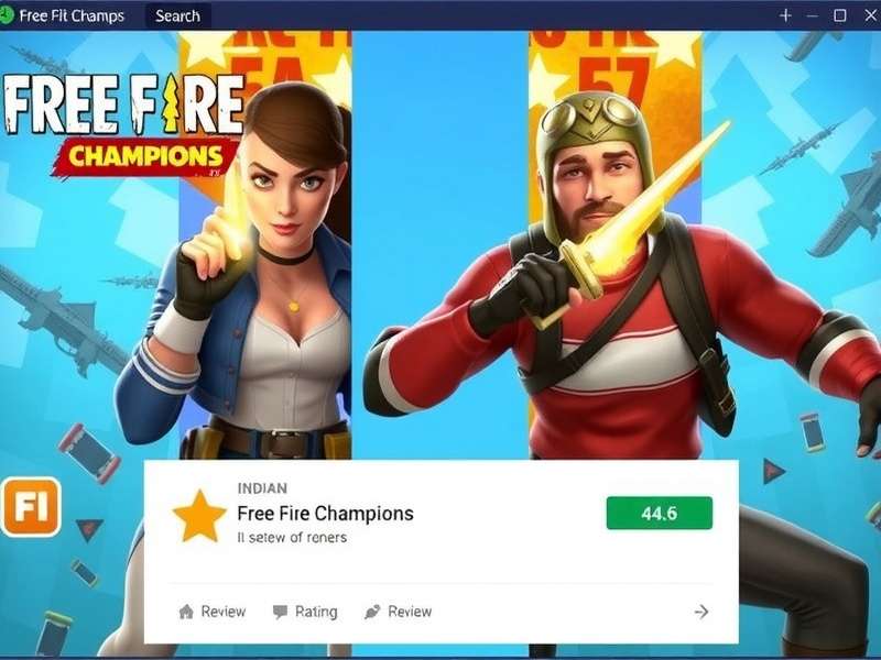 Free Fire Champions - Positive Indian Player Reviews Free Fire Champions Google Play Store reviews from Indian users showing 4.6 rating